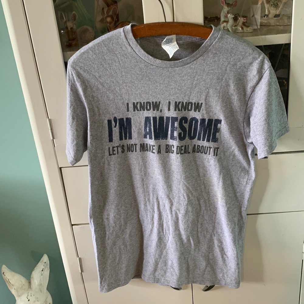 Delta Pro sz S tshirt I know I’m awesome let’s not make a big deal about it